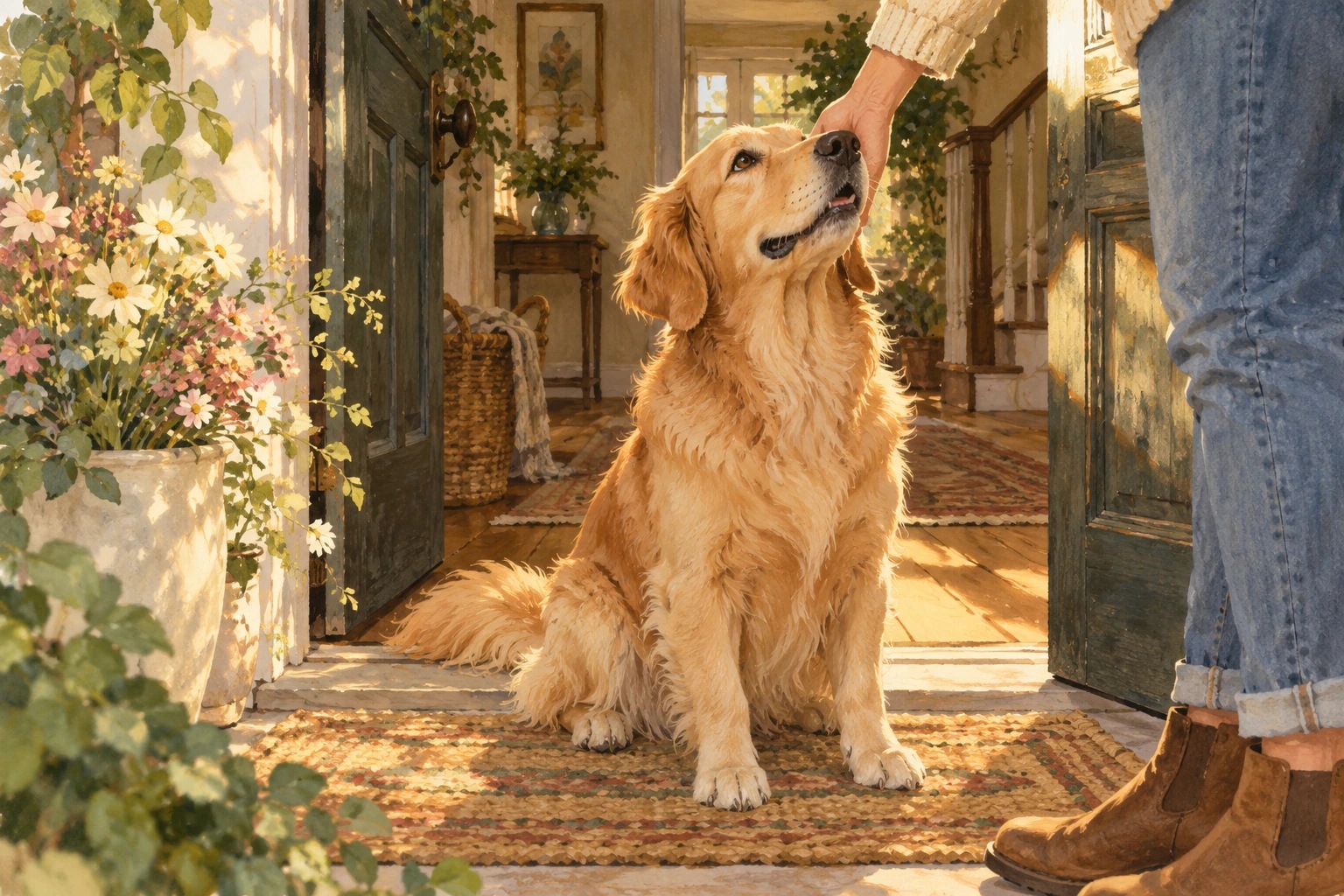 Illustrative sample cover; your uploaded dog photo will replace this image